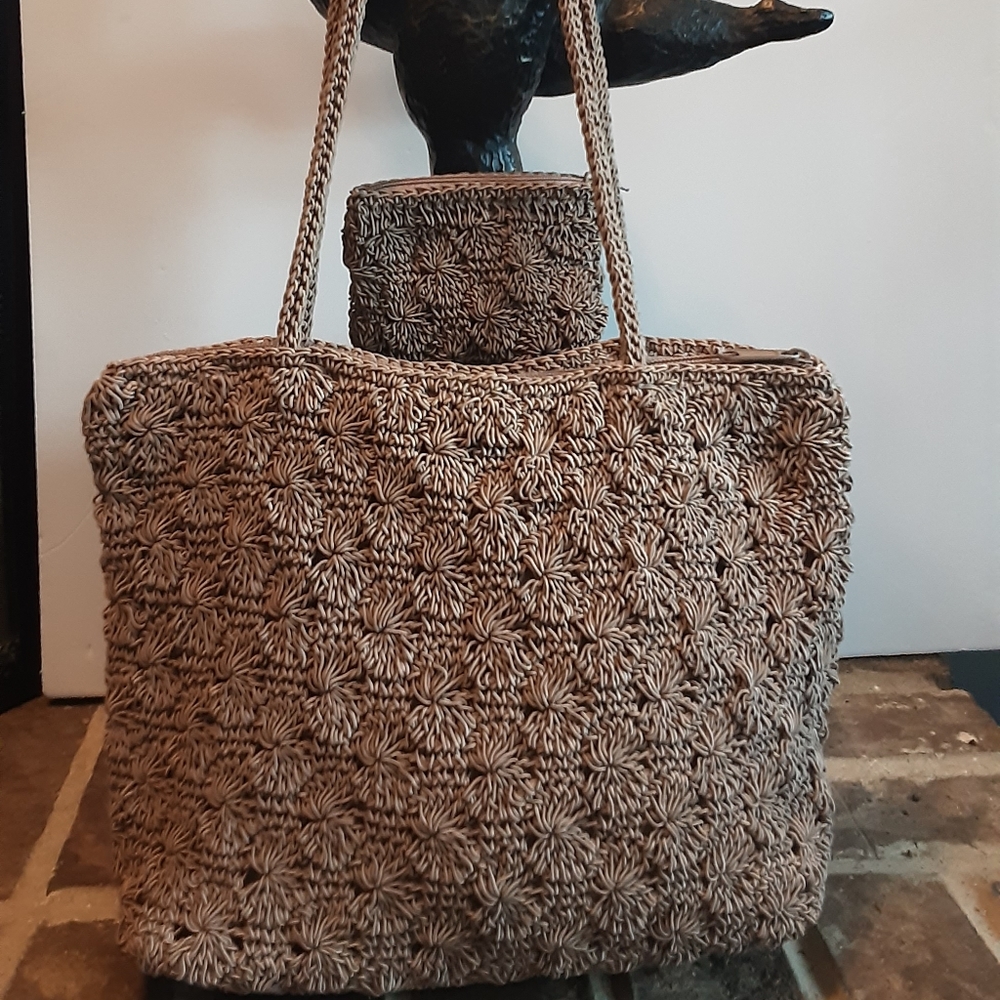 HAND KNOTTED PURSE with COIN POUCH